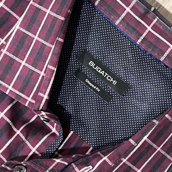 Bugatchi, Maroon, Buttondown, Size XL, 826-X - Picture 4 of 4